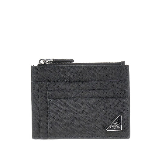 PRADA Saffiano leather cardholder pouch