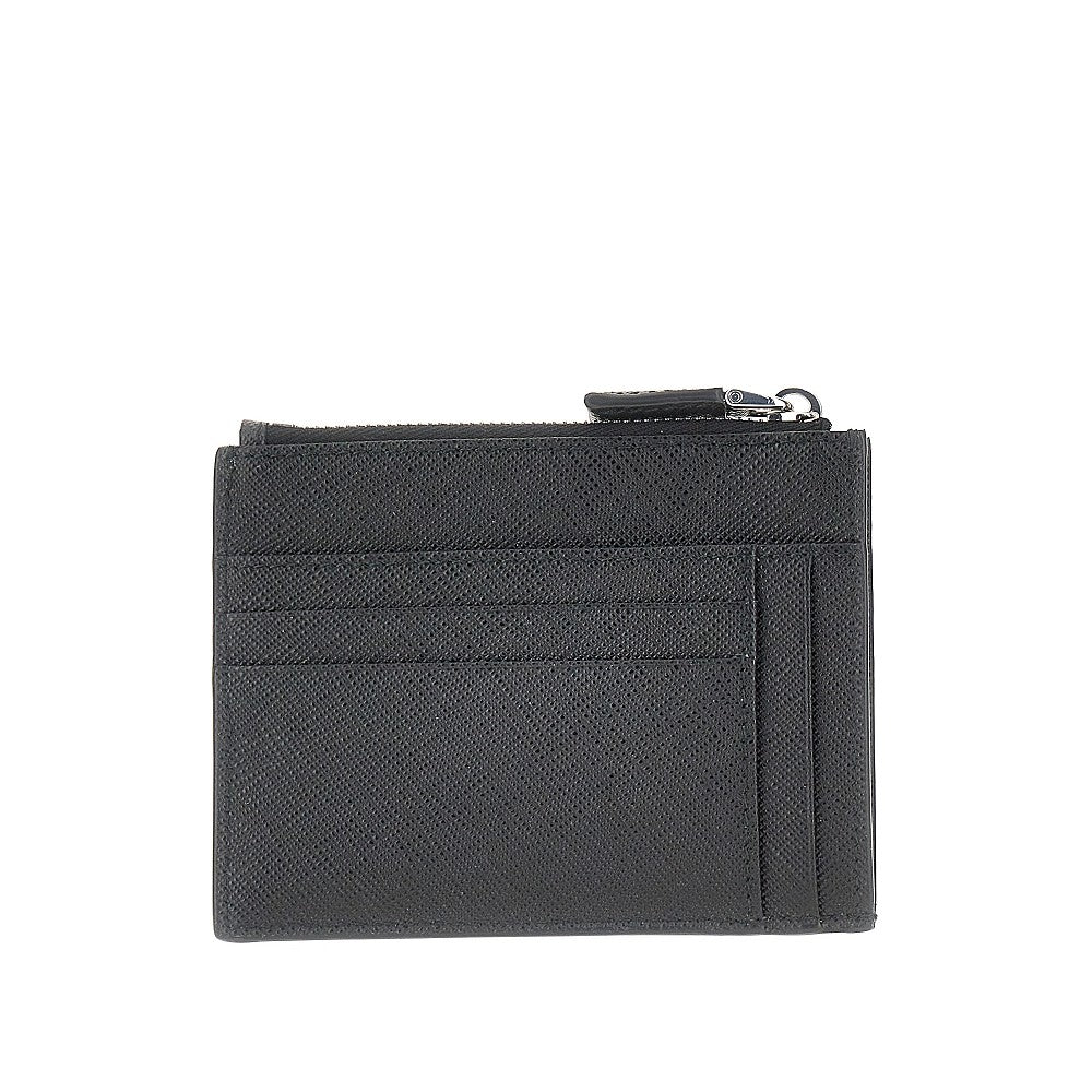 PRADA Saffiano leather cardholder pouch