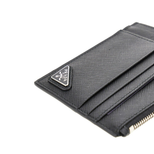 PRADA Saffiano leather cardholder pouch