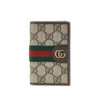 GUCCI GG Supreme Ophidia card holder