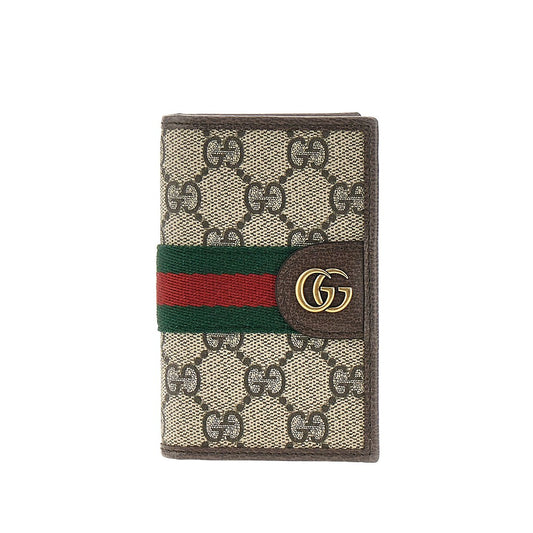 GUCCI GG Supreme Ophidia card holder