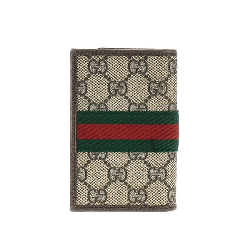 GUCCI GG Supreme Ophidia card holder