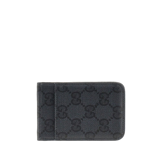 GUCCI GG Supreme magnetic card holder