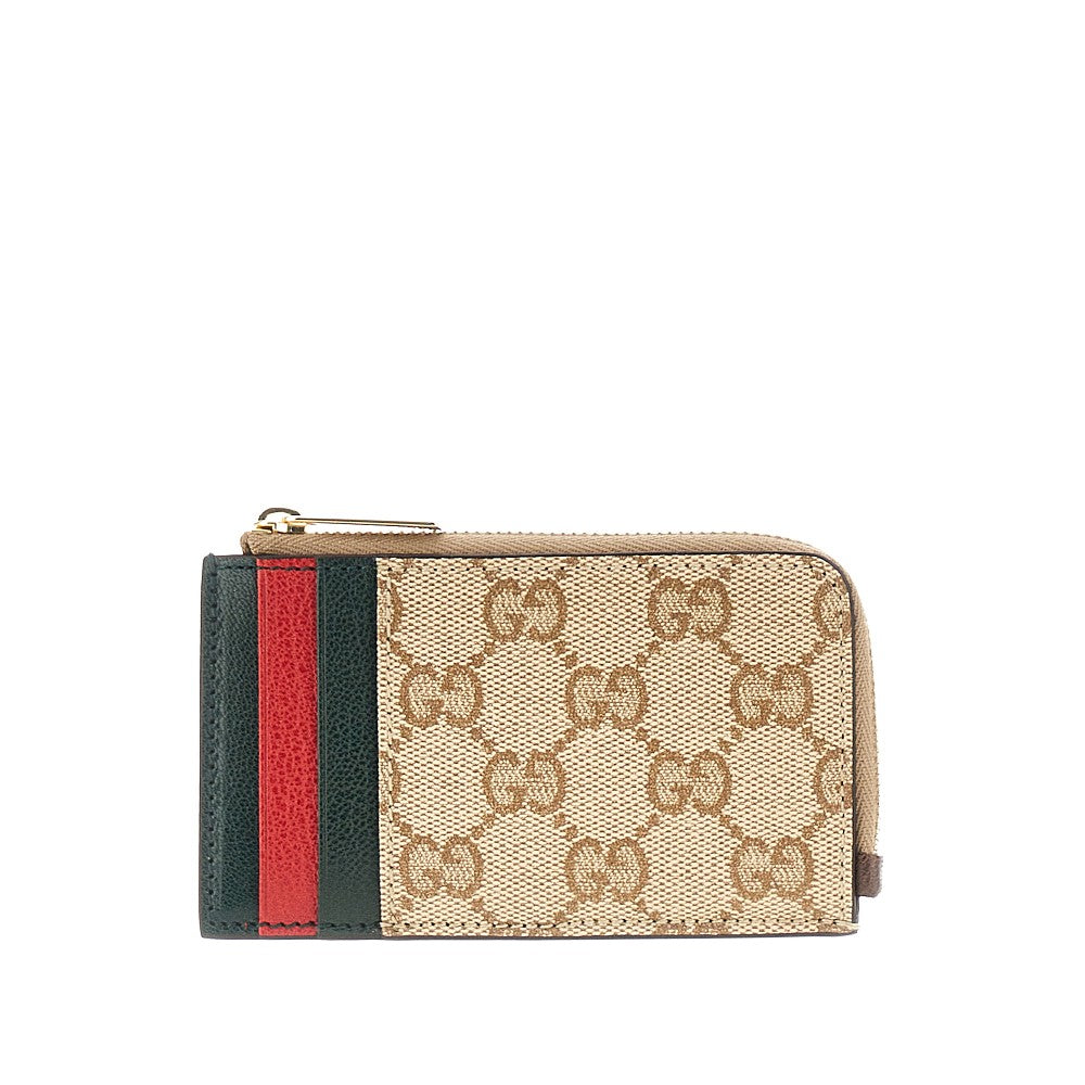 Gucci Coated GG fabric cardholder