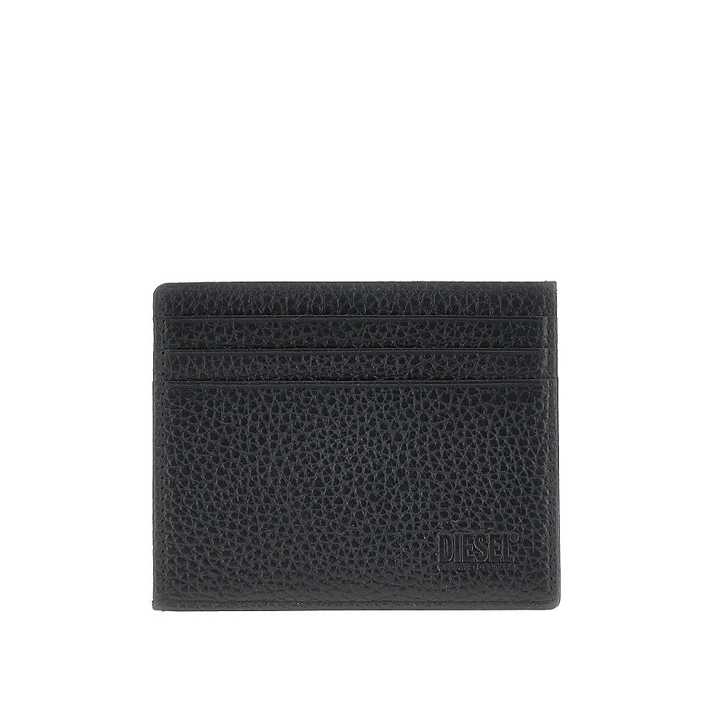 DIESEL Grained leather cardholder