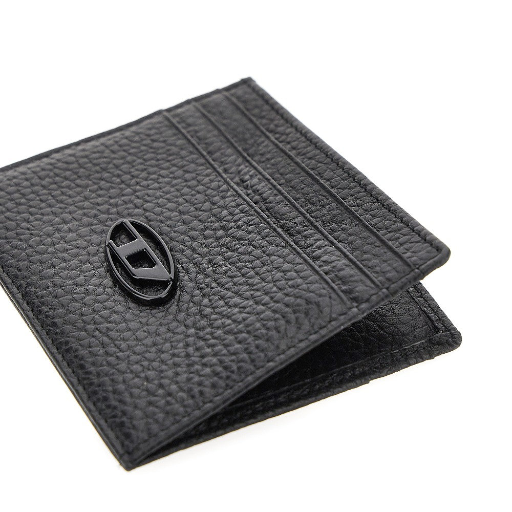 DIESEL Grained leather cardholder