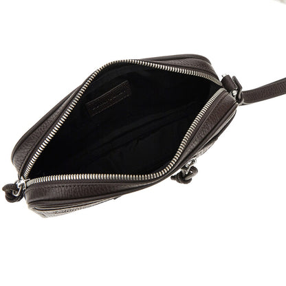 EMPORIO ARMANI Grained leather pouch