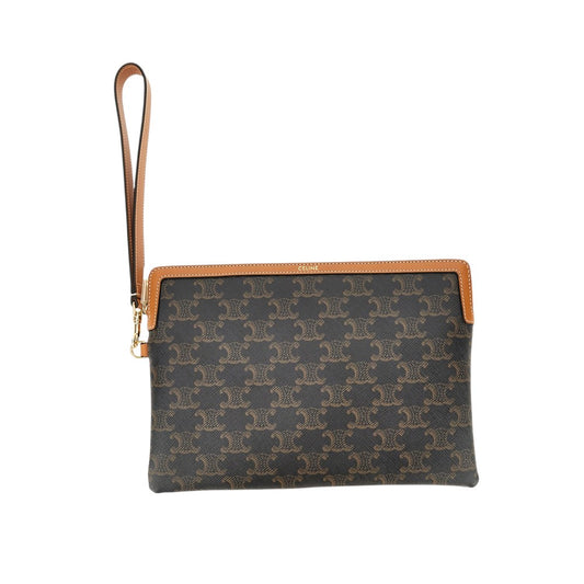 CELINE Triomphe canvas small pouch