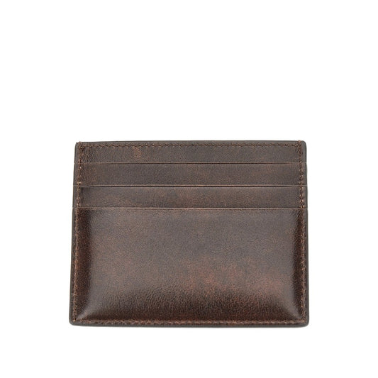 PRADA Vintage effect leather cardholder