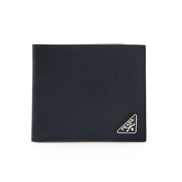 PRADA Saffiano leather wallet with triangle logo