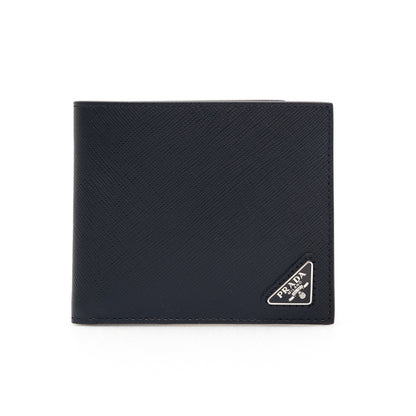 PRADA Saffiano leather wallet with triangle logo