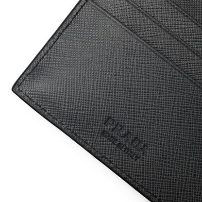 PRADA Saffiano leather wallet with triangle logo