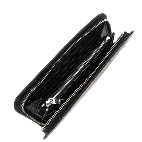 Saint Laurent Grain de Poudre leather wallet