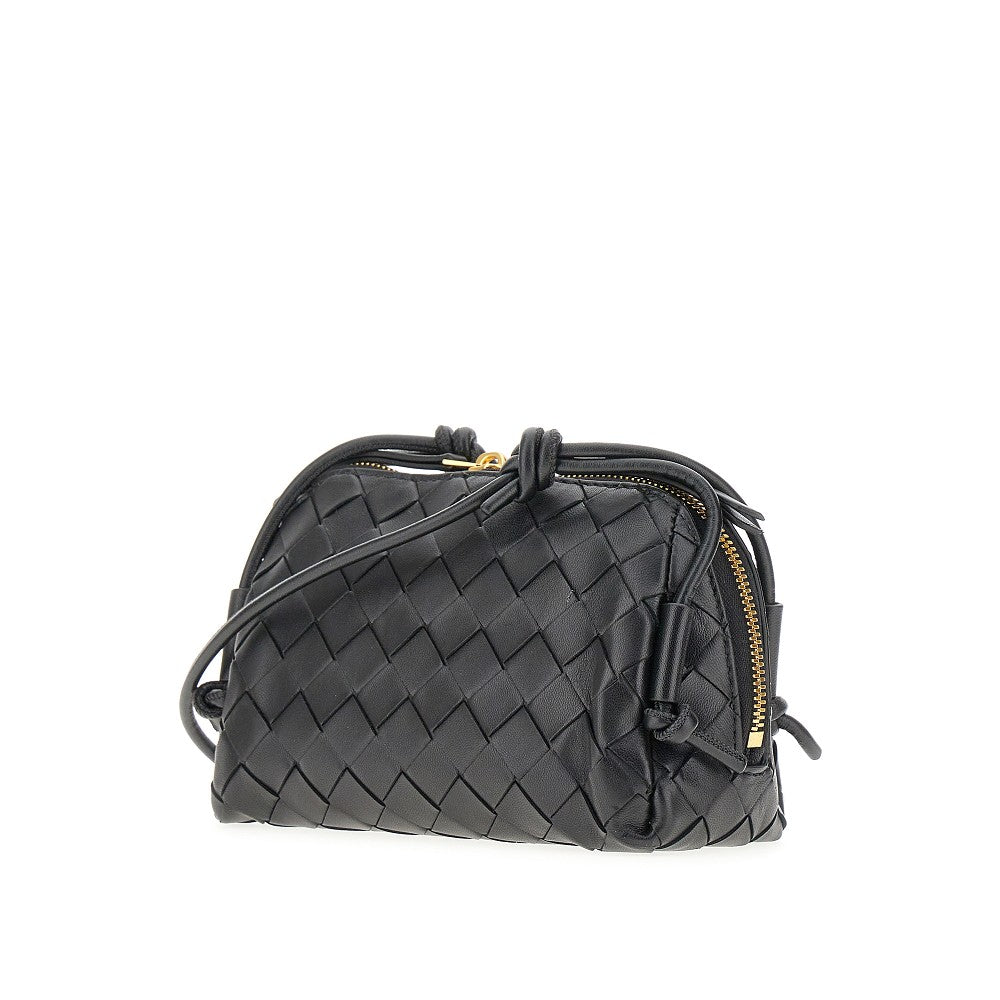 BOTTEGA VENETA Intrecciato leather pouch on strap