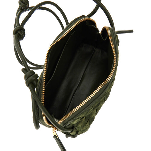 BOTTEGA VENETA Intrecciato suede leather 'Concert' bag