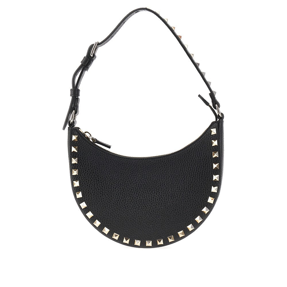 VALENTINO GARAVANI Grain leather mini 'Rockstud' hobo bag