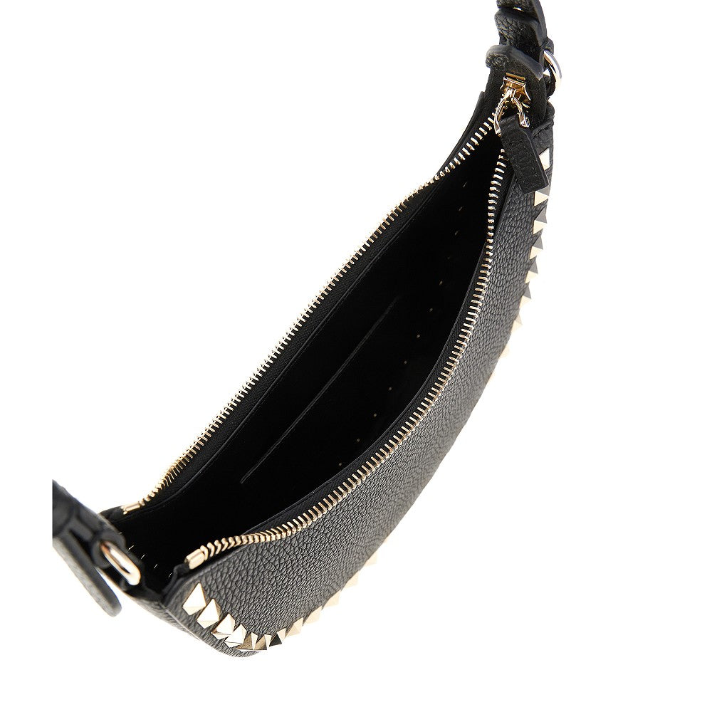 VALENTINO GARAVANI Grain leather mini 'Rockstud' hobo bag