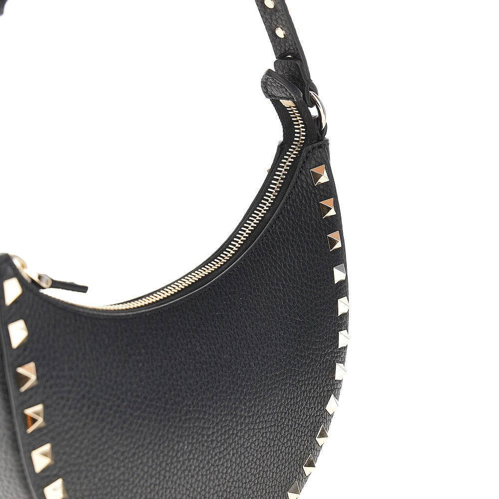 VALENTINO GARAVANI Grain leather mini 'Rockstud' hobo bag