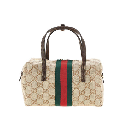Gucci Mini 'Boston' bag with Web detail