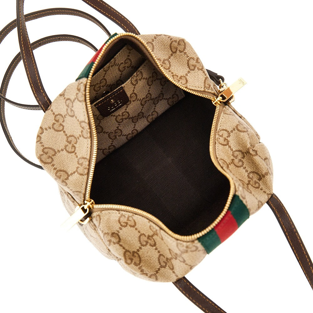 Gucci Mini 'Boston' bag with Web detail