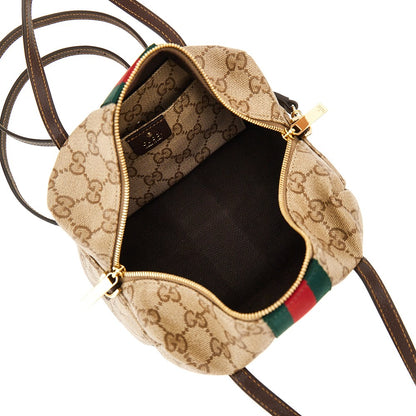 Gucci Mini 'Boston' bag with Web detail