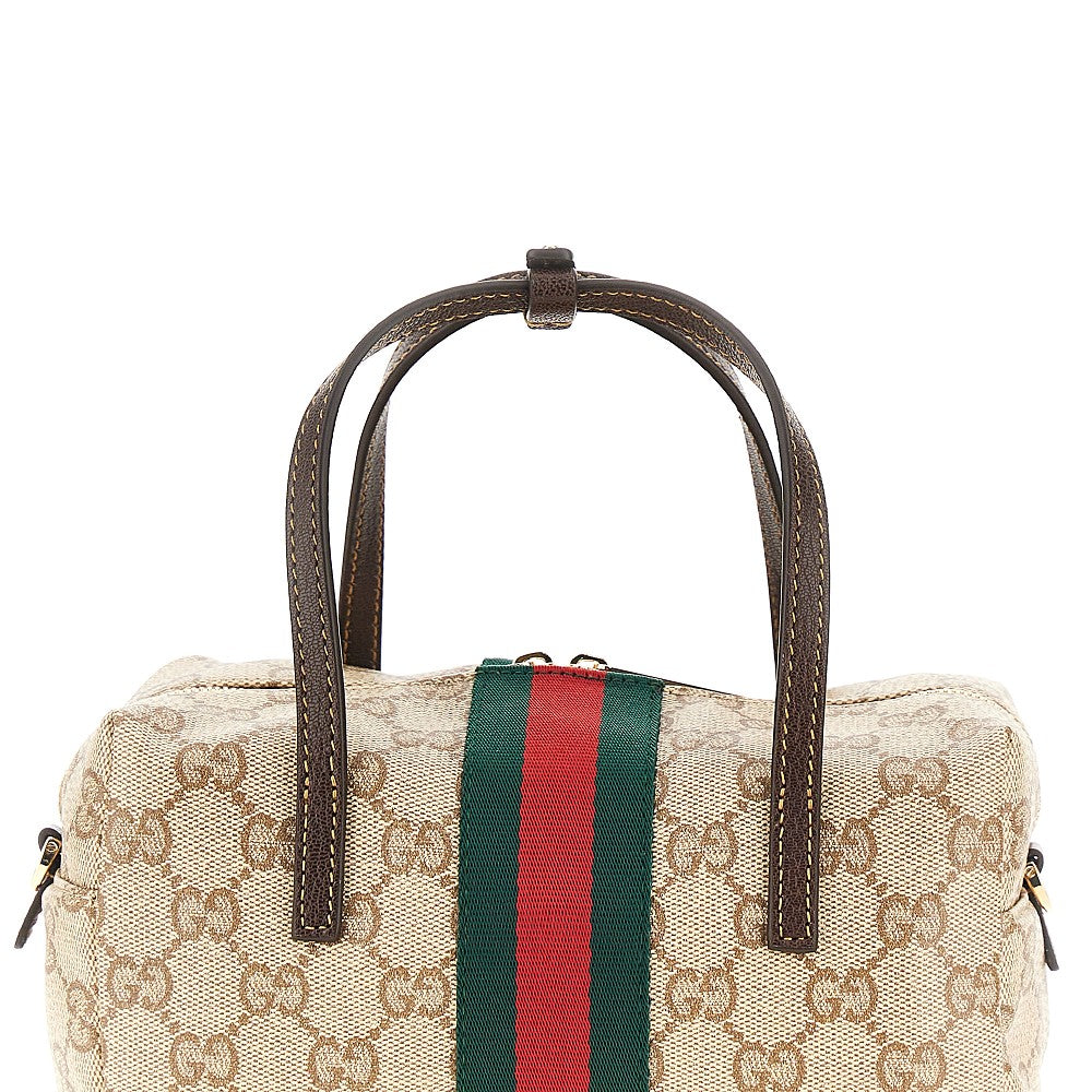 Gucci Mini 'Boston' bag with Web detail