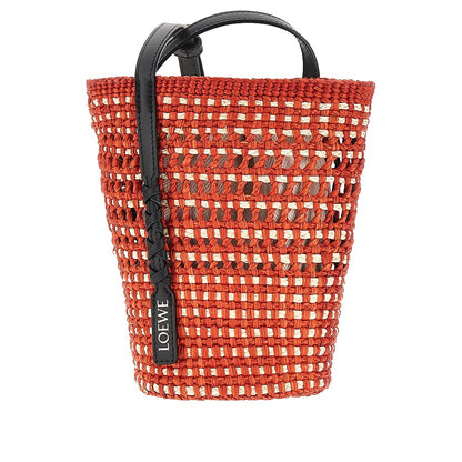 LOEWE Braided palm 'Braid' bag