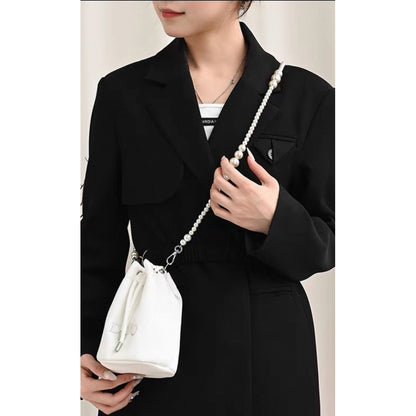 Dior beauty drawstring pouch-white (with 3rd party sling)